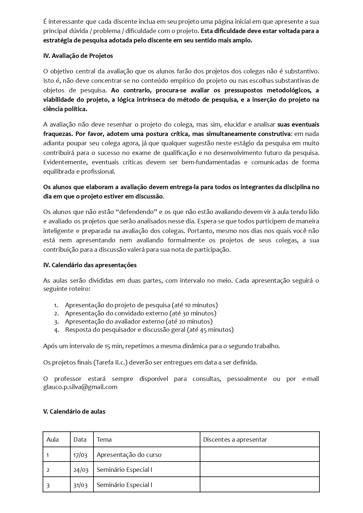 Seminário de Pesquisa e Tese 2
