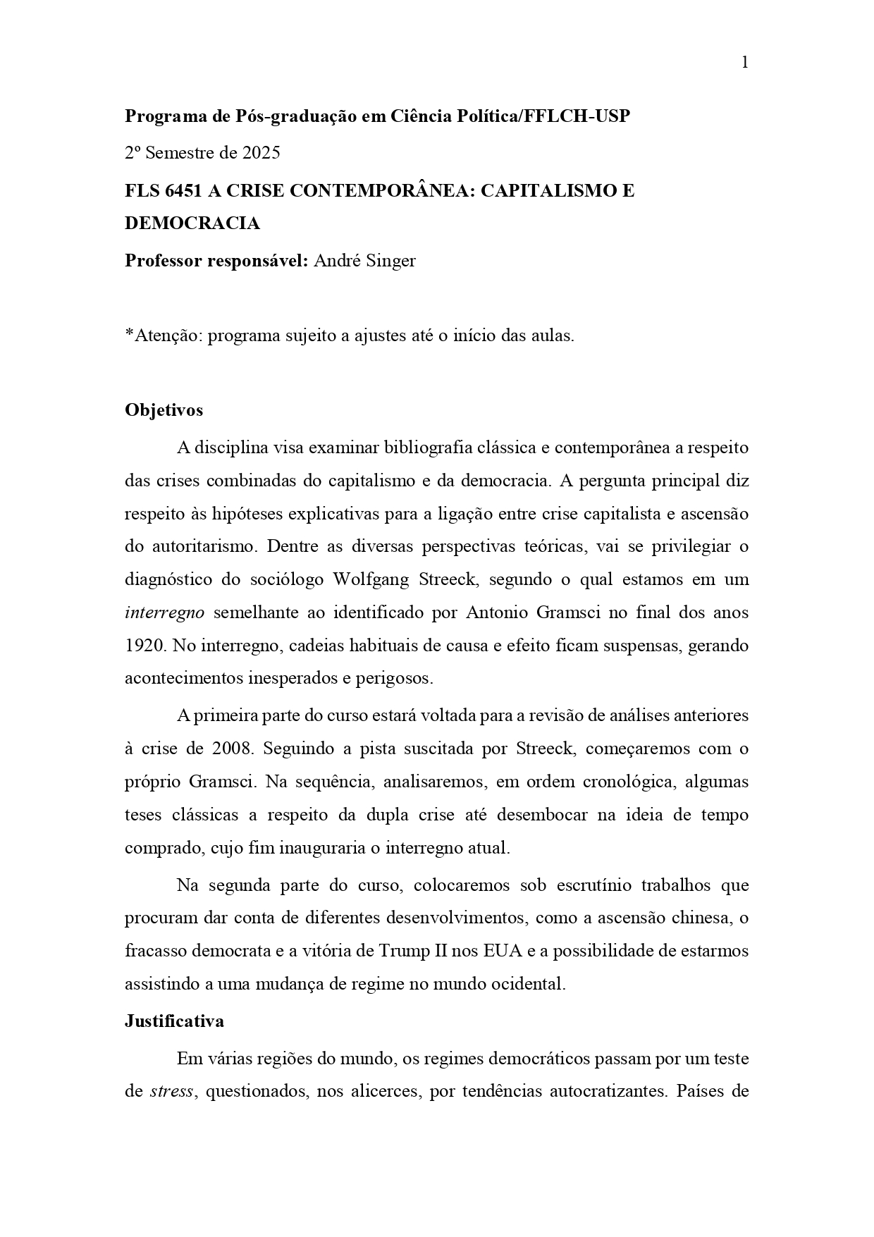 FLS 6451 2025
