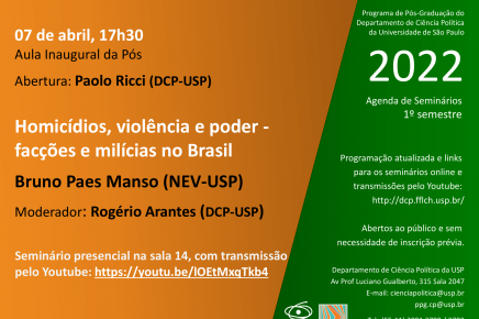 #1 Seminário DCP-USP 