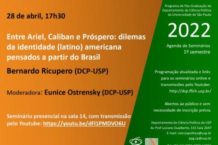 Entre Ariel, Caliban e Próspero: dilemas da identidade (latino) americana pensados a partir do Brasil