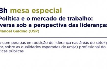 Mesa Especial | Ciência Política e o mercado de trabalho: uma conversa sob a perspectiva das lideranças