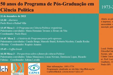 50 Anos do Programa de Pós-Graduação em Ciência Política da USP