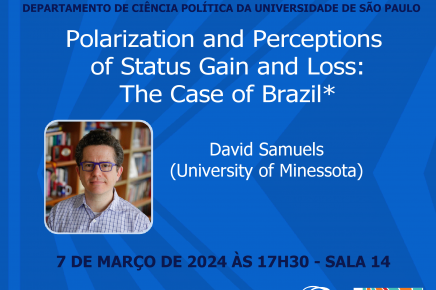 Seminário do NECI DCP-USP | Polarization and Perceptions of Status Gain and Loss|07 de março, 17h30