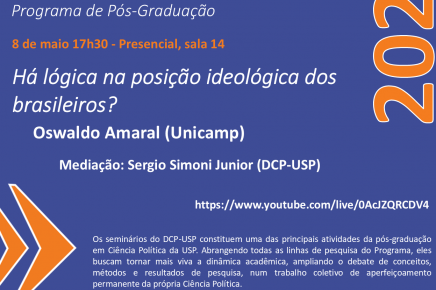 Seminário "Há lógica na posição ideológica dos brasileiros?"